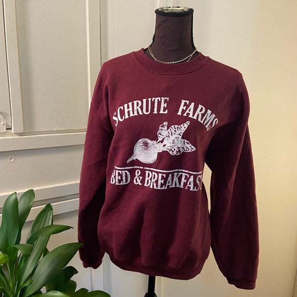 The Office Tops - Schrute Farms Sweat Shirt | The Office